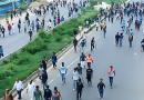 মহাসড়কে যান চলাচল বন্ধ